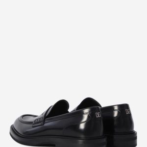 Leather loafers