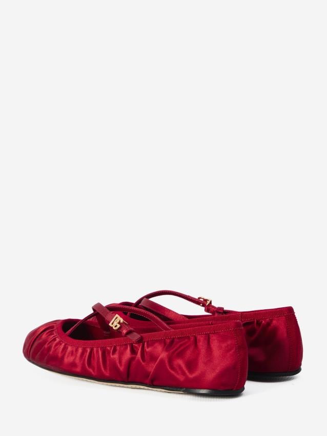 Satin ballerinas