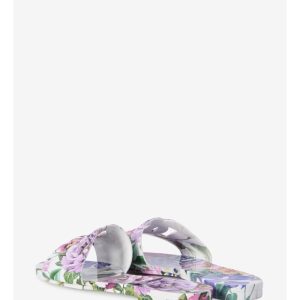 Floral beachwear slides